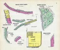 Rock Elm Park, Edward's Park, Mound park, Lincoln, Camp Leonard, Ruddy Camp, Hillside, Pike Front, Orvold, Dane County 1911